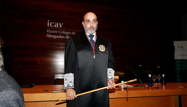 José Soriano toma posesión de su cargo de decano del Ilustre Colegio de Abogados de Valencia