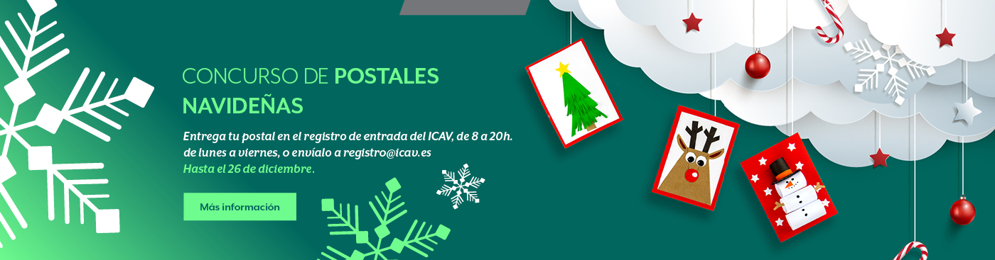 <p>El “XX Concurso de Postales Navideñas” del ICAV pone en valor la creatividad de los benjamines de la casa</p>
<p>&nbsp;</p>