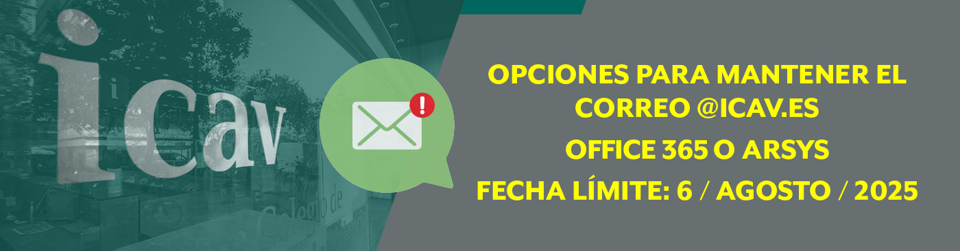 <p>Opciones correo electrónico</p>