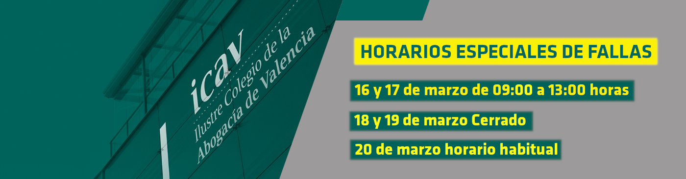 <p>Horarios especiales semana de Fallas 2026</p>